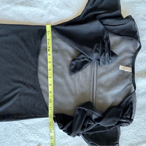 Lovewave Revolve Mesh Dress Coverup Side Slit Black Size XS - Picture 7 of 9